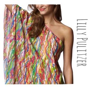 Lilly Pulitzer Evening Dress, Blake: M, 1 shoulder